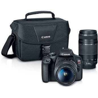 Producto - Canon EOS Rebel T7 DSLR with 18-55mm and 75-300mm Lenses