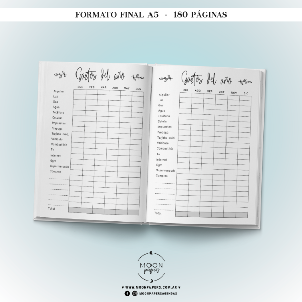 Producto - Agenda Planner 2027 - Botánica - 6