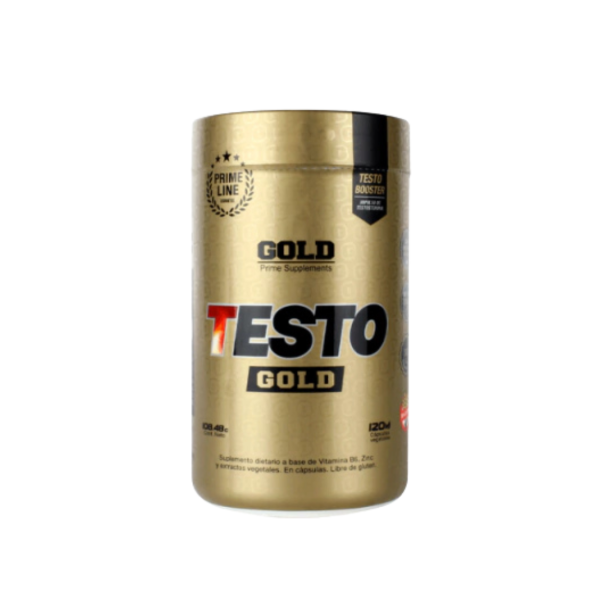 Producto - TESTO GOLD 120 CAPS. - GOLD NUTRITION