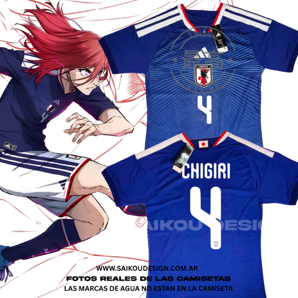 Producto - Camiseta Japon Titular FIFA Azul 2026 x BLUE LOCK - CHIGIRI - Importada