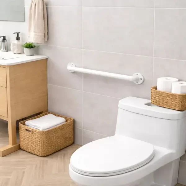 Producto - Barrales de 30/40/50/60/90cm Acero Pintado Baño Ortopédico  Bicapas - 1