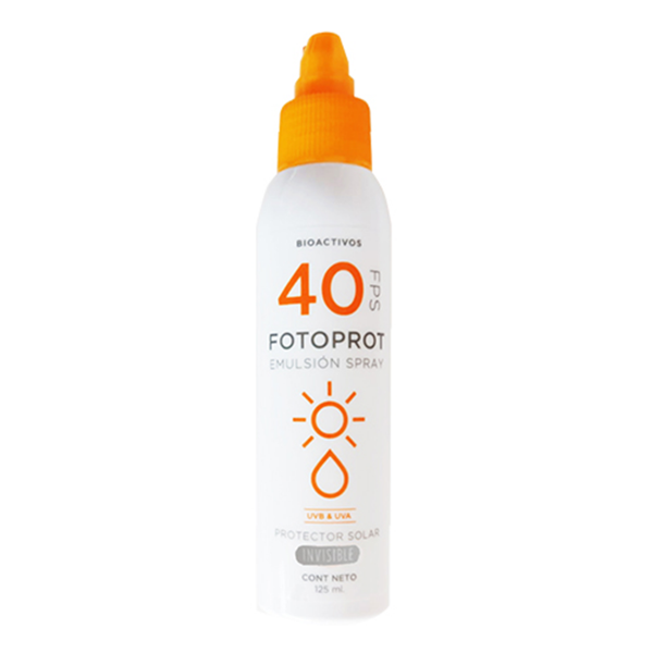Producto - Fotoprot emulsión solar invisible Fps 40 x 125 ml