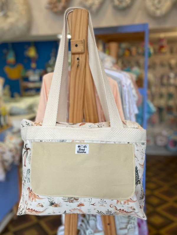 Producto - Bolso maternal reni ranita dinos