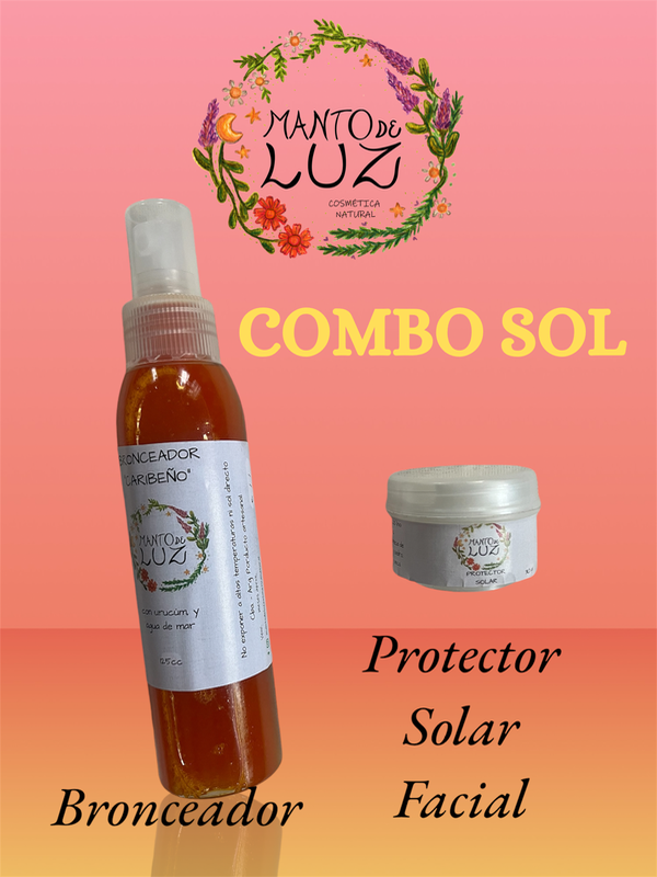 Producto - Combo verano : Bronceador + protector solar facial