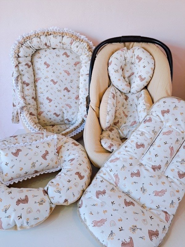 Producto - Set XL ardillas beige