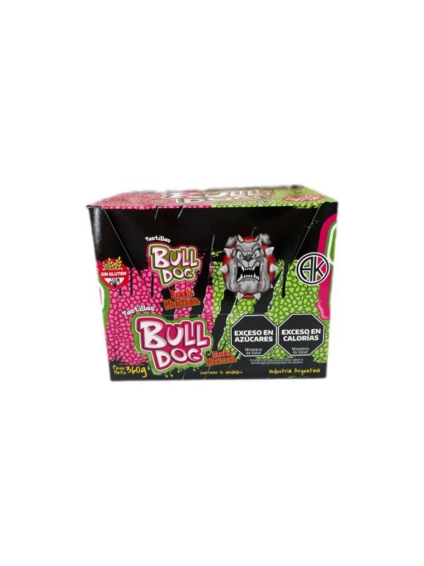 Producto - PASTILLA BULL DOG SANDIA Y MANZANA X12UN