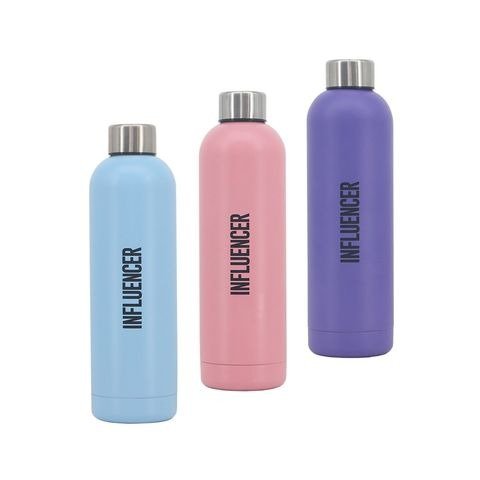Producto - BOTELLA TERMICA DE ACERO 750CC X UNIDAD COLORES SURTIDOS INFLUENCER