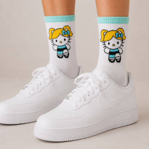Producto - MEDIAS TENNIS KITTY BURBUJA