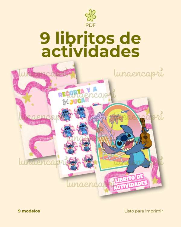 Producto - PDF - 9 libritos de actividades