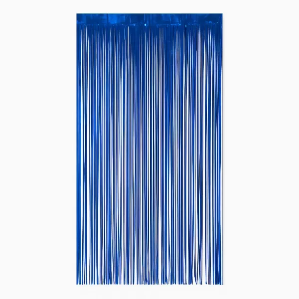 Producto - Cortina metalizada Azul