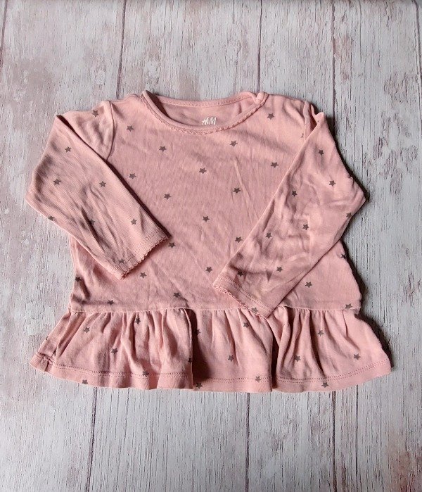 Producto - REMERA ROSA ESTRELLAS HYM 9 A 12 MESES