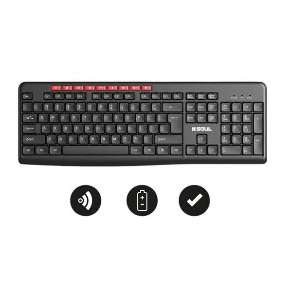 Producto - TECLADO INALAMBRICO SOUL (W100)