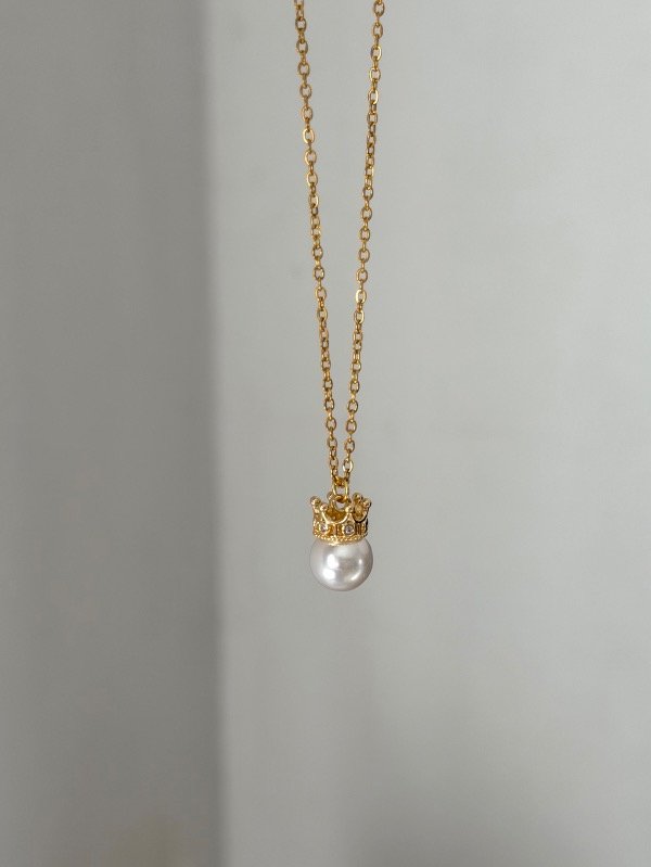 Producto - Collar dorado crown pearl - 2