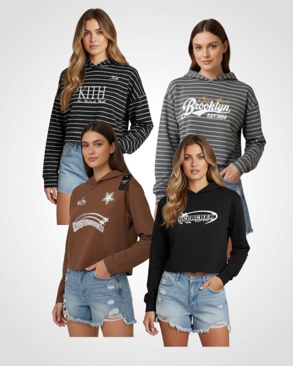 Producto - BUZO CROP DARLON RUSTICO ESTAMPADO 0707 - 0