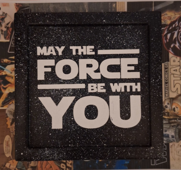 Producto - Bandeja Cuadrada Star Wars  May the Force Be With You