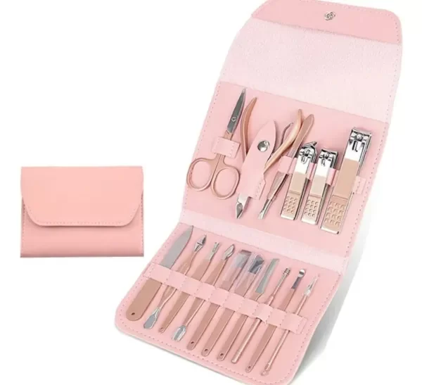 Producto - Set Manicura Pedicura Estuche De Viaje Alicate Tijera Lima