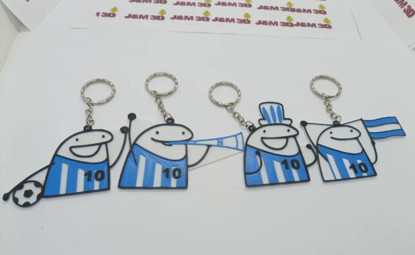 Producto - Llavero Flork Selección Argentina Mundial Meme Stiker X1 3d