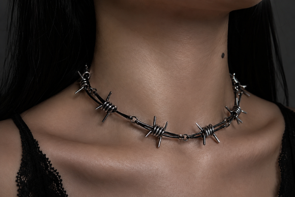 Producto - Collar choker púas