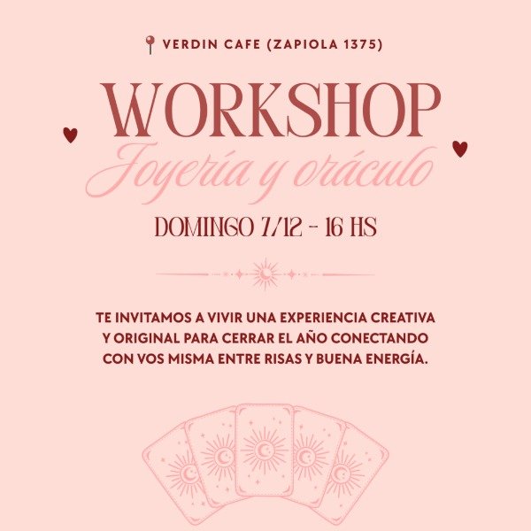 Producto - Workshop Joyería y Oráculo