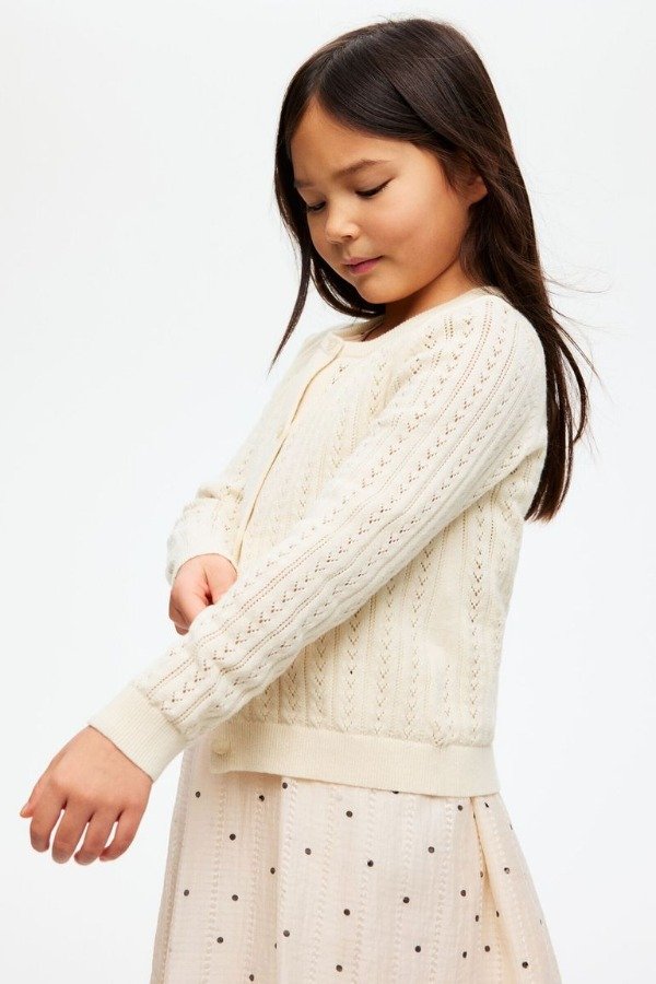 Producto - Cardigan HyM con detalles natural