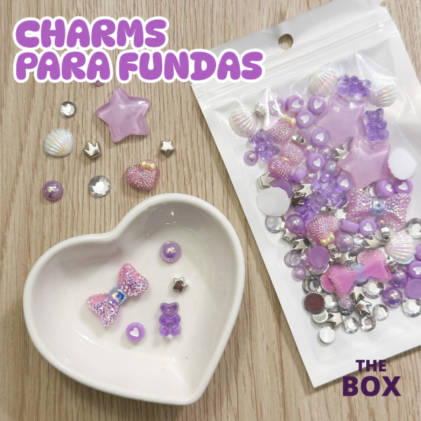 Producto - Pack de CHARMS LILA