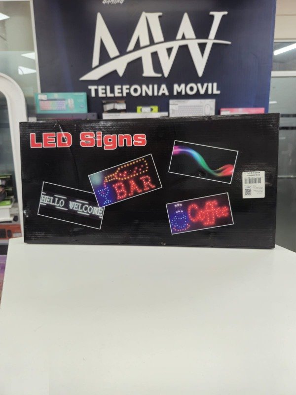 Producto - Letrero Kiosko Luz Led 48x25cm Aitech EC100546