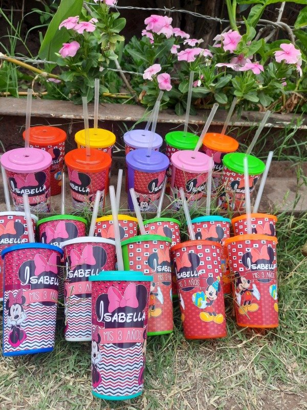 Producto - Vasos con tapa plana personalizados