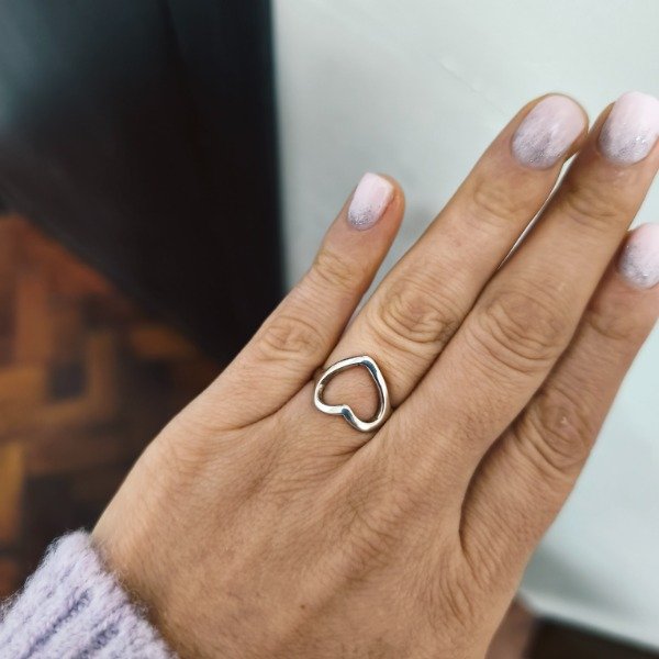 Producto - Anillo corazónn calado (#77)