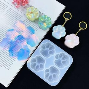 Producto - Huellas gato patitas Molde de silicona x 4
