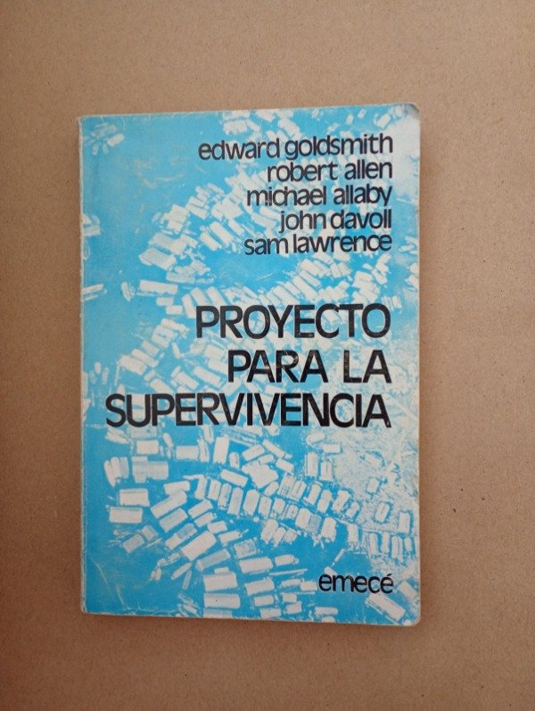 Producto - Proyecto para la supervivencia - Goldsmith Allen - Emecé 1973