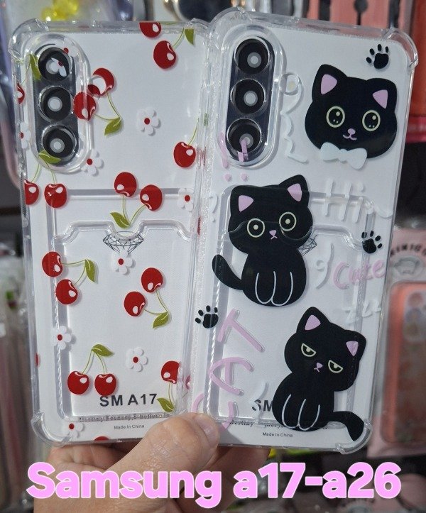 Producto - Fundas porta tarjeta diseño. Samsung a17-a26