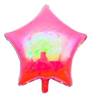 Producto - GMF Estrella 45cm Rosa Iridiscente