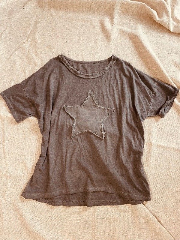Producto - REMERA ESTRELLA - GRIS TOPO