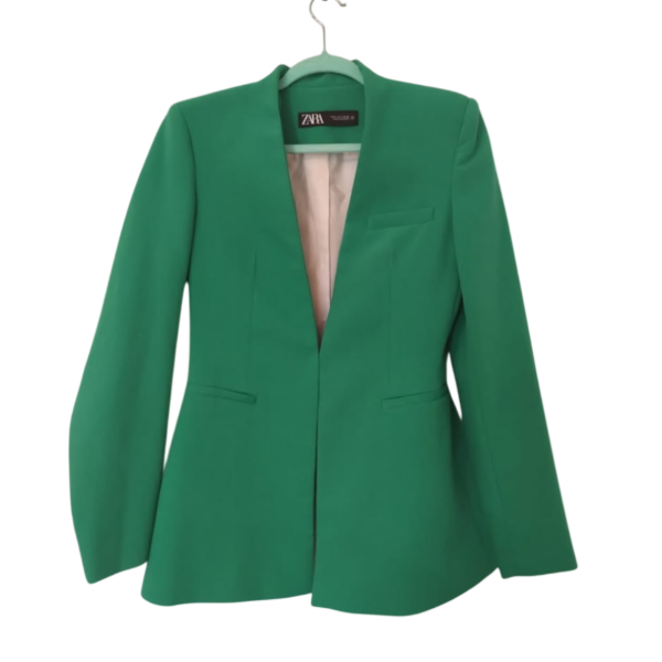 Producto - ZARA - Blazer saco verde talle S impecable