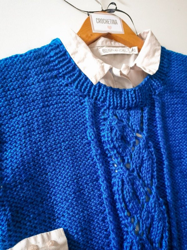 Chaleco Sarah - Azul Francia — imagen 5