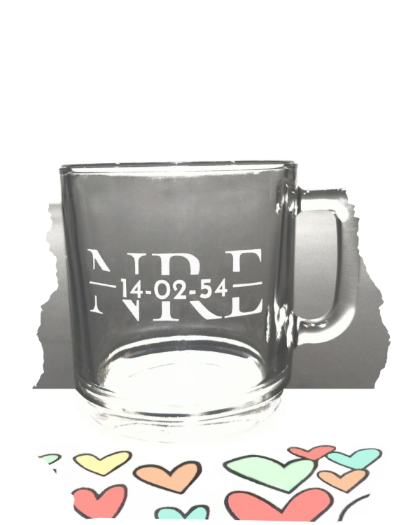 Producto - Taza personalizada con iniciales y fecha