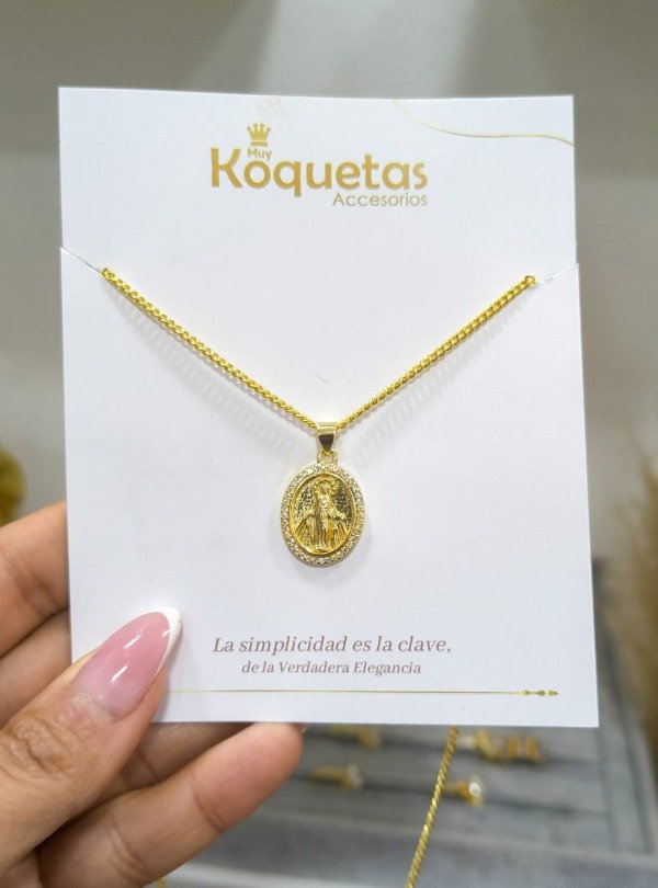 Producto - Virgen de la Milagrosa en Goldfilled - 1