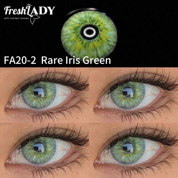 Producto - Lentes de contacto Rare Iris Green FA20-2 8.6mm - Freshlady