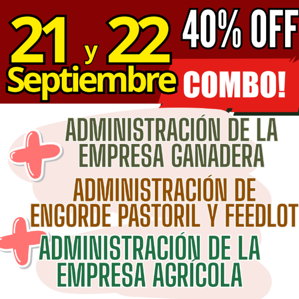 Producto - COMBO 3 CURSOS: Admin Ganadera + Engorde Pastoril y Feedlot + Admin Agrícola - 0
