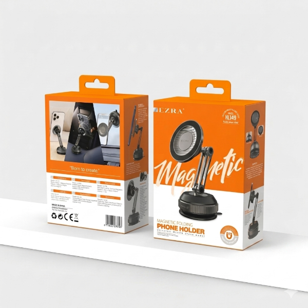 Producto - Soporte Magnético Universa Para Celular o Auto Plegable Premium HL149. - 0