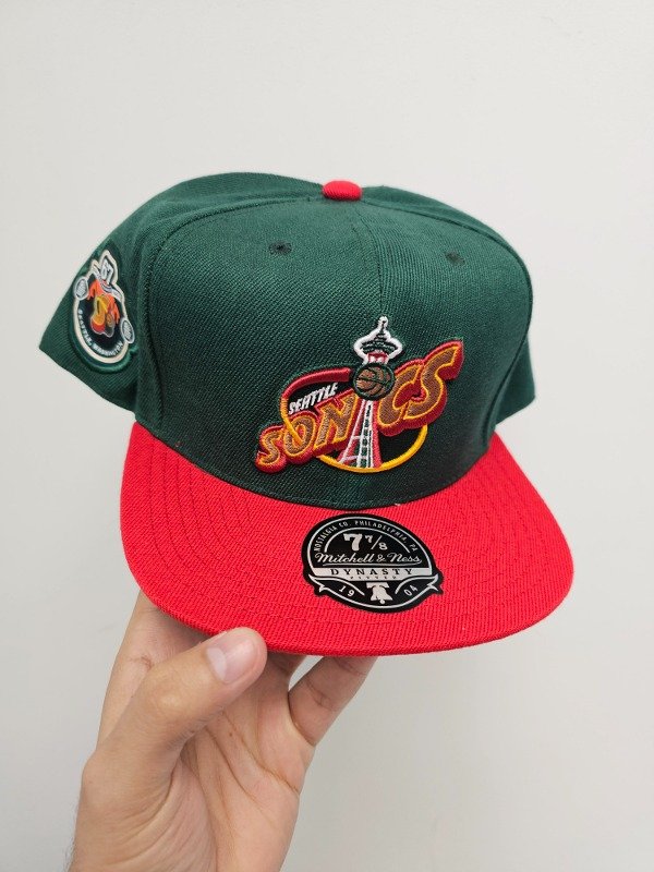 Seattle supersonics since 1967 NBA Mitchell and Ness fitted 7 7/8