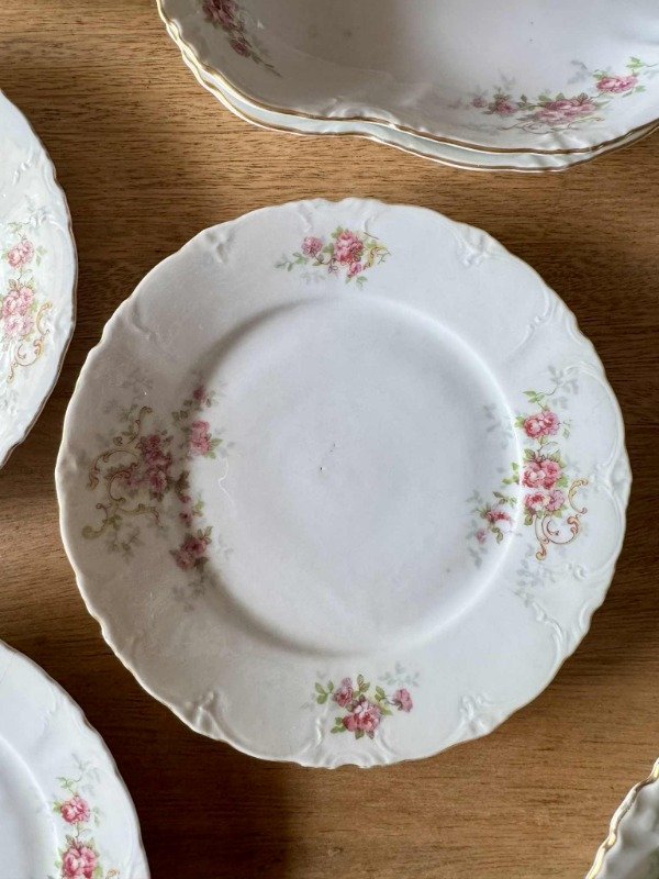Producto - 6 Platos playos de porcelana Tienda San Juan