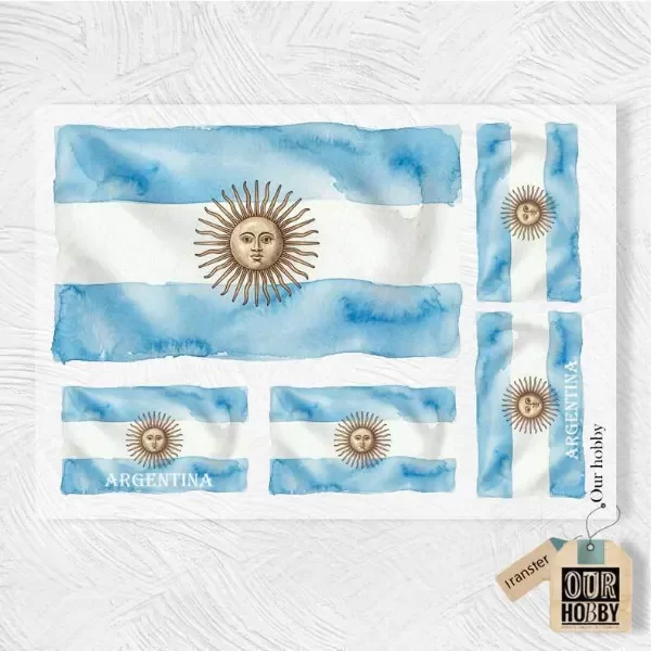 Producto - Lámina DTF TEXTIL Colección Orgullo Argentino OH - 343