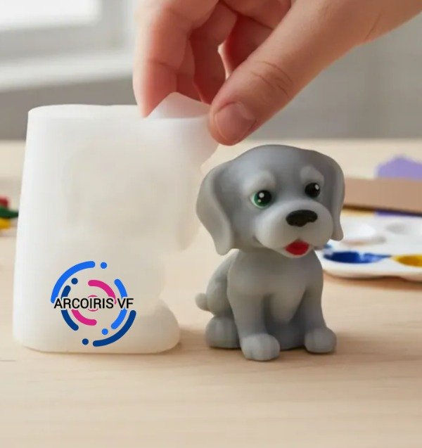 Producto - Molde perrito lengua afuera