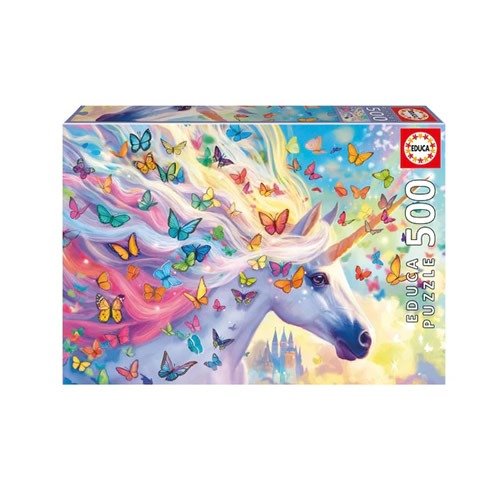 Producto - Rompecabezas 500 piezas - Unicornio Arcoíris