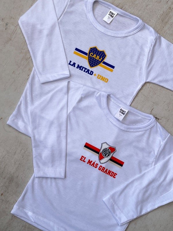 Producto - Camiseta boca-river T2-8 precio x4 unid - 0