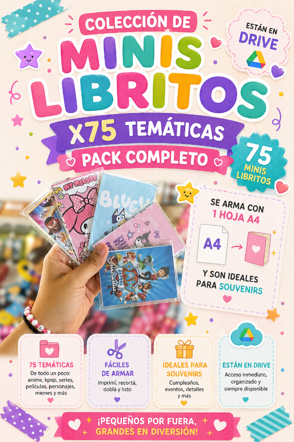 Producto - Mega Colección Mini Libritos