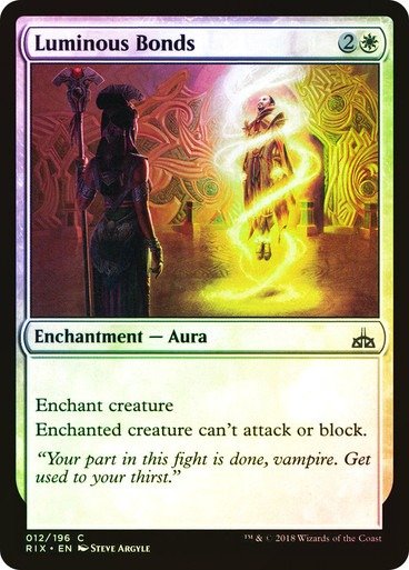 Producto - Luminous Bonds Foil  Rivals of Ixalan