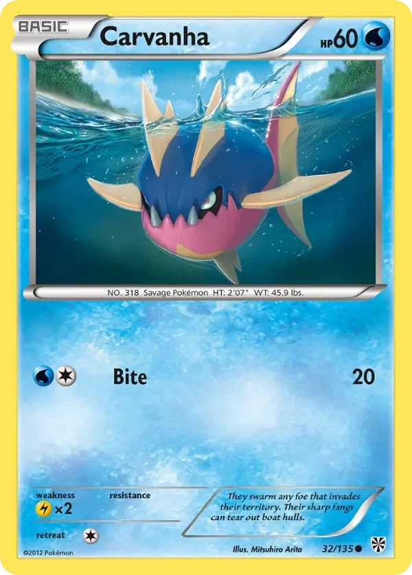 Producto - Carvanha (32/135) [Black and White: Plasma Storm]
