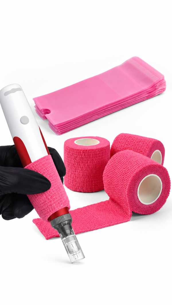 Producto - FUNDAS PROTECTORAS P/DERMAPEN (25 UNID) + 1 CINTA DE AGARRE - 1